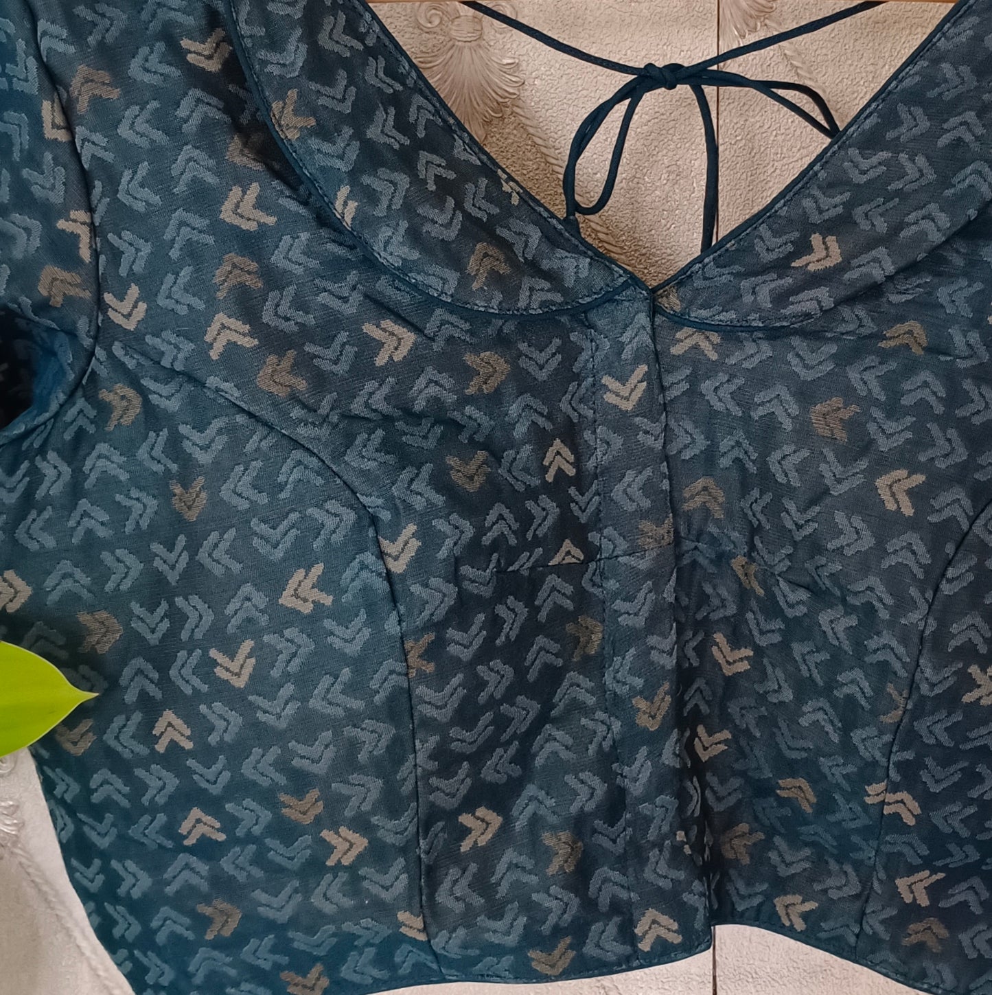 Blue Peter Pan Collared Blouse