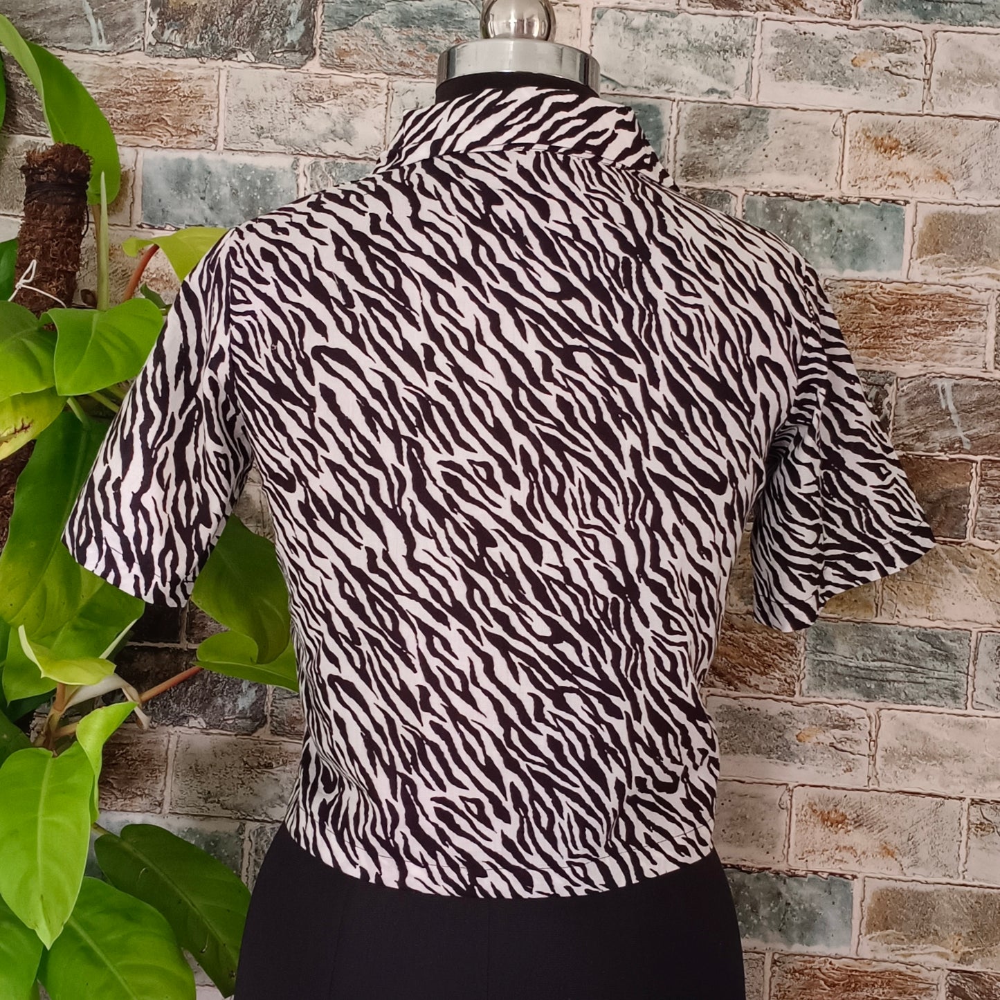 Cotton waist length blouse/ crop top