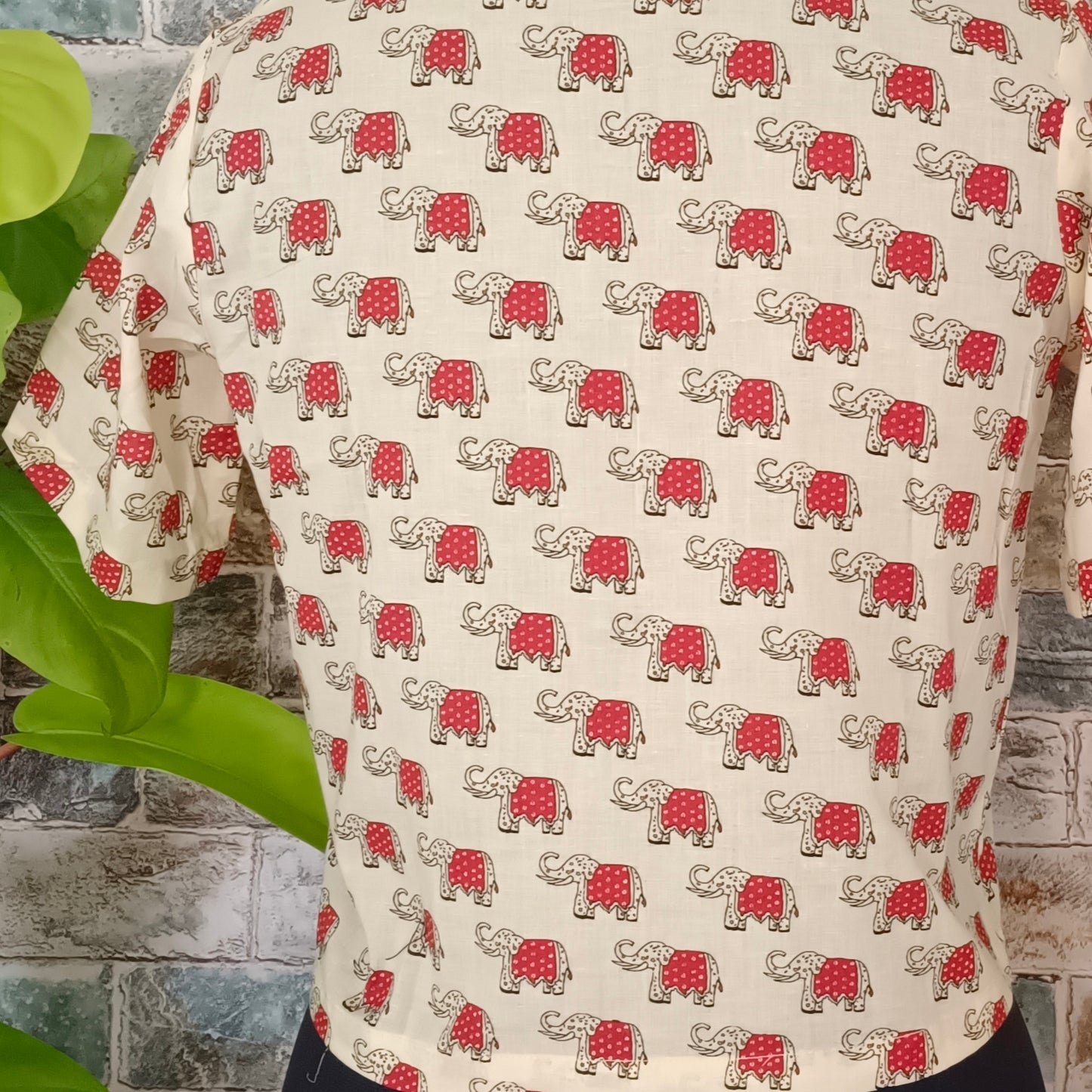 Light Yellow waist length blouse/ crop top