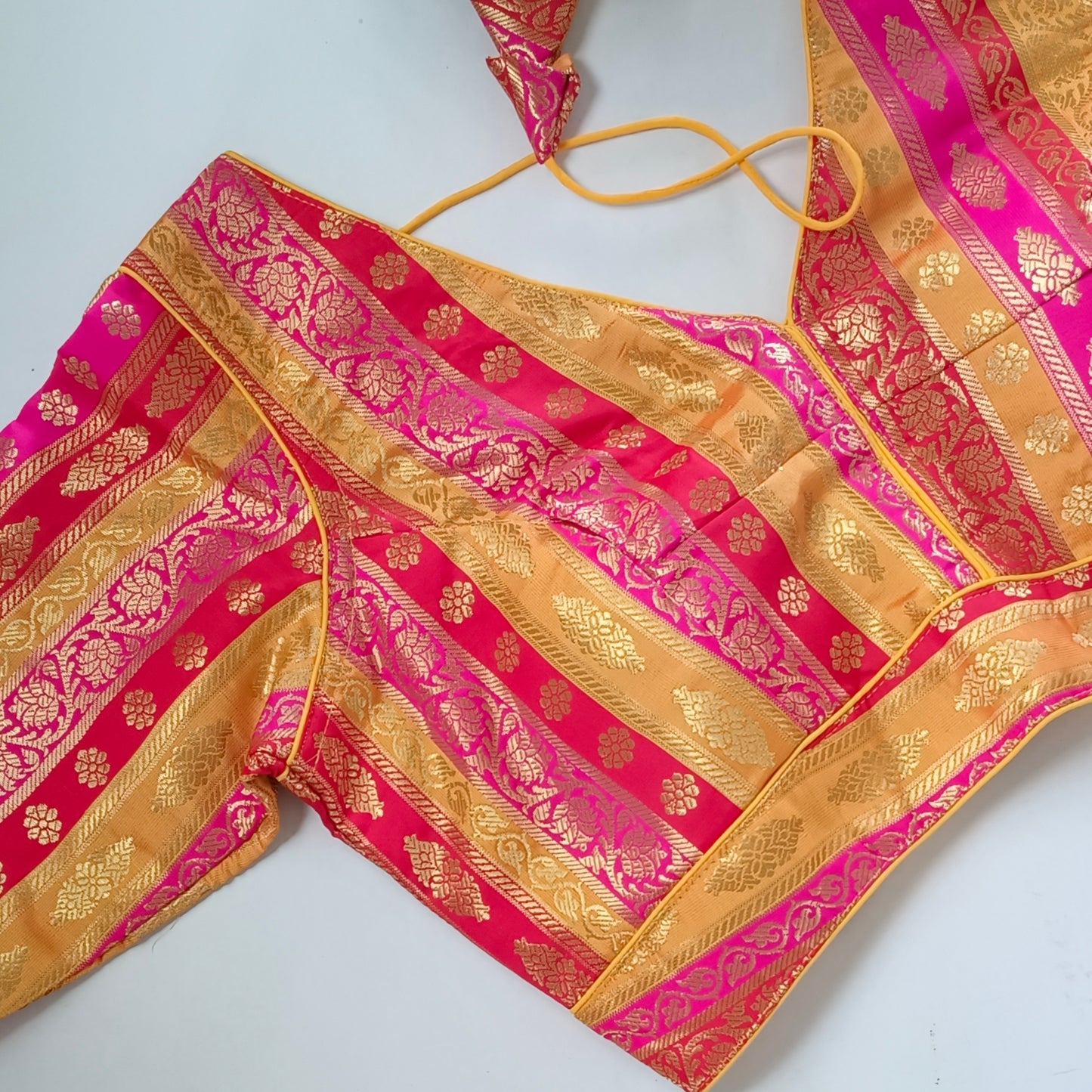 Multicolor Brocade Blouse