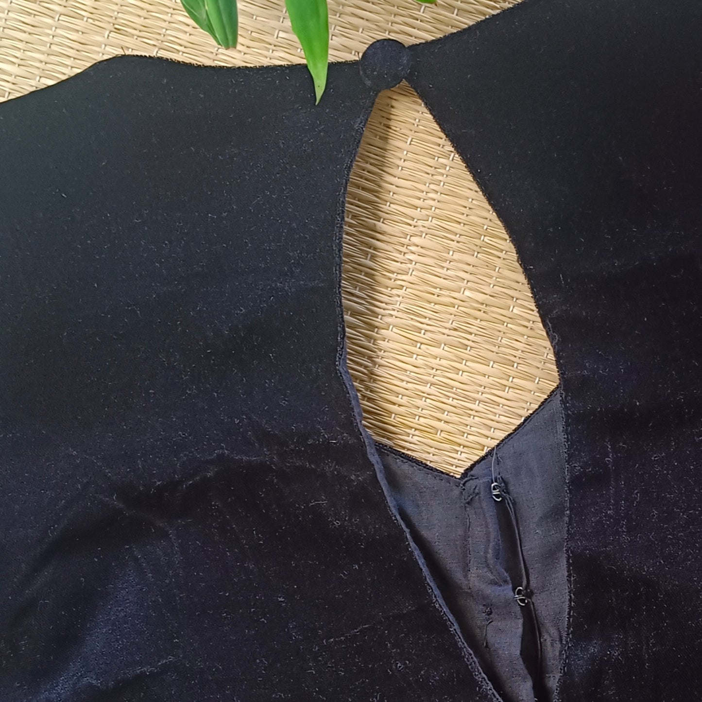 Black Velvet Full Sleeve Blouse