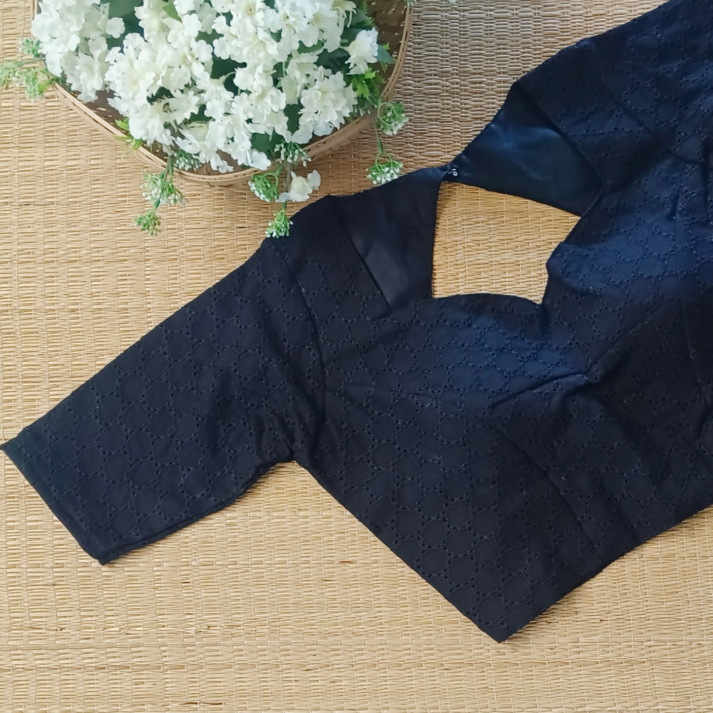 Black Hakoba Blouse