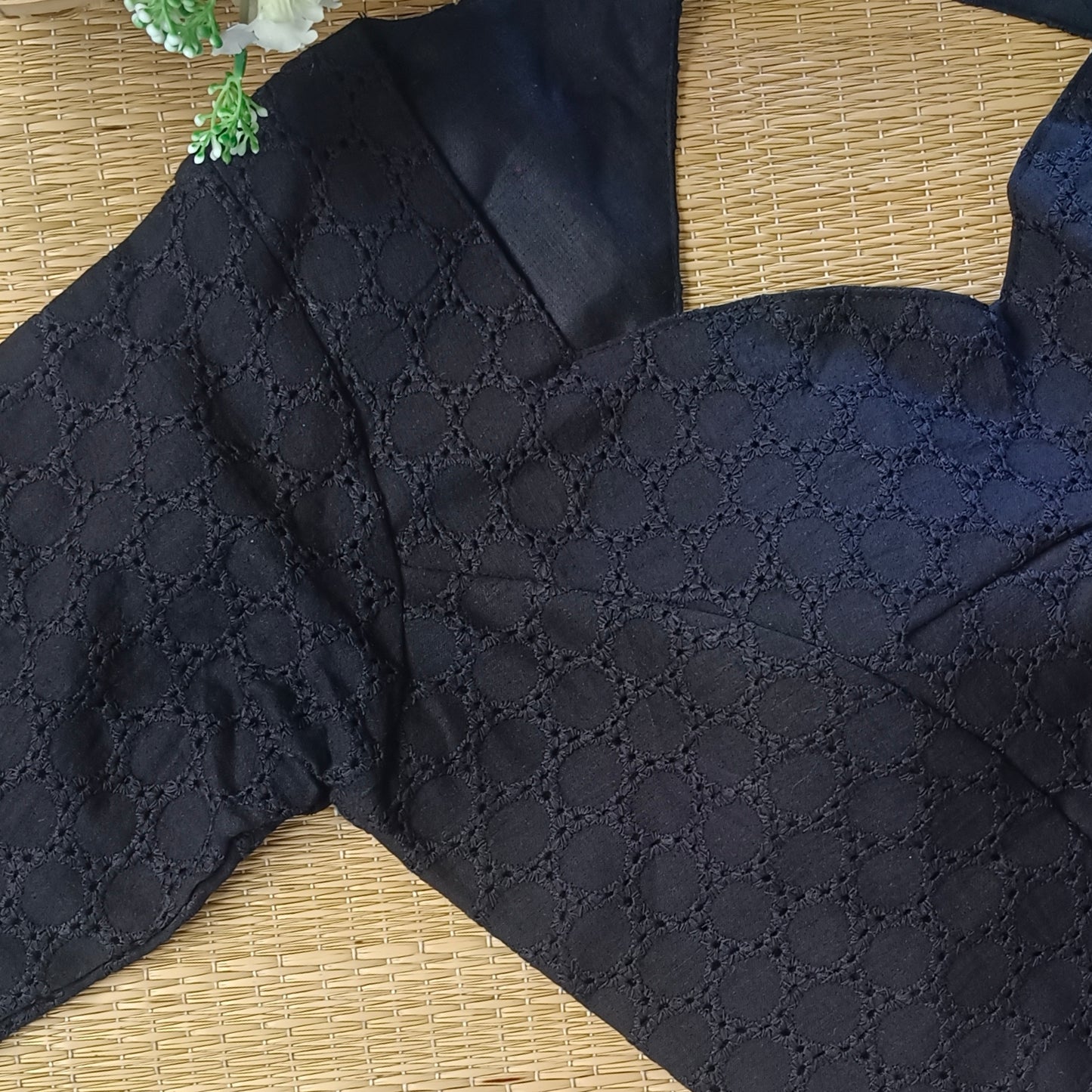 Black Hakoba Blouse