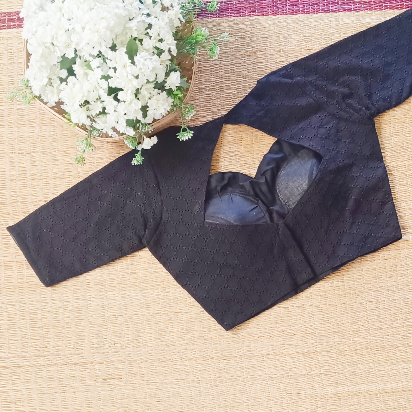 Black Hakoba Blouse