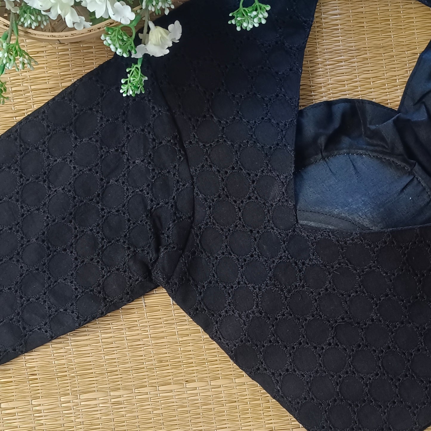 Black Hakoba Blouse