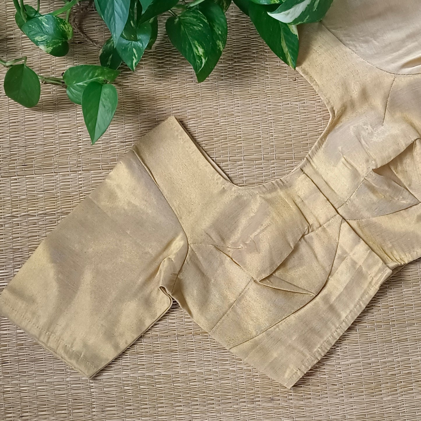 Classic Golden Tissue Blouse