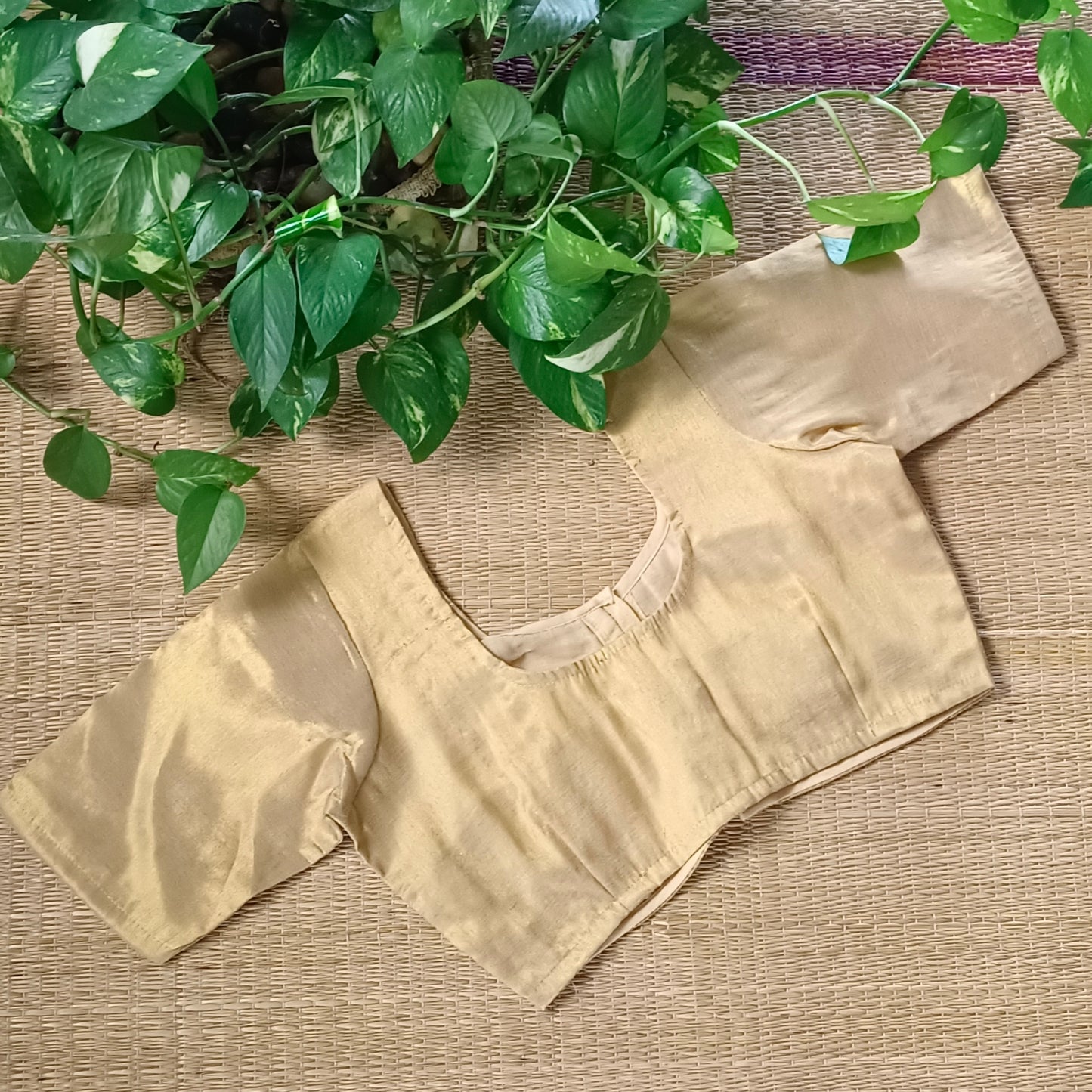 Classic Golden Tissue Blouse