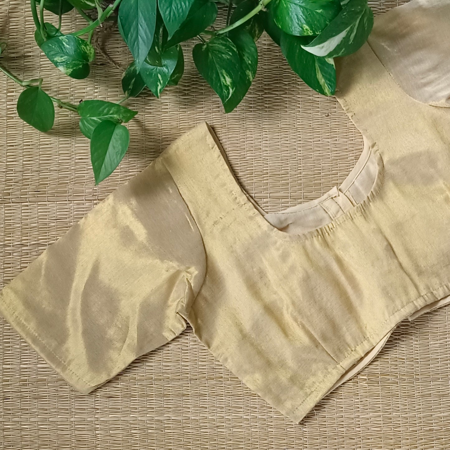Classic Golden Tissue Blouse