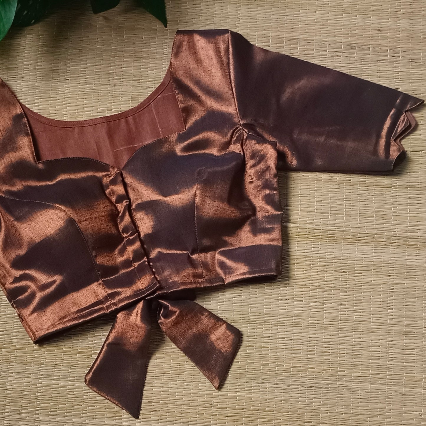 Dark Copper Tissue Blouse
