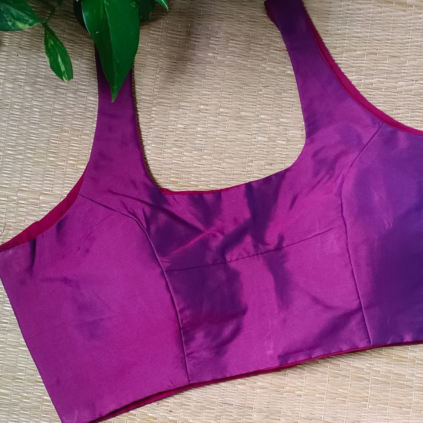 Wine Classic Sleeveless Blouse