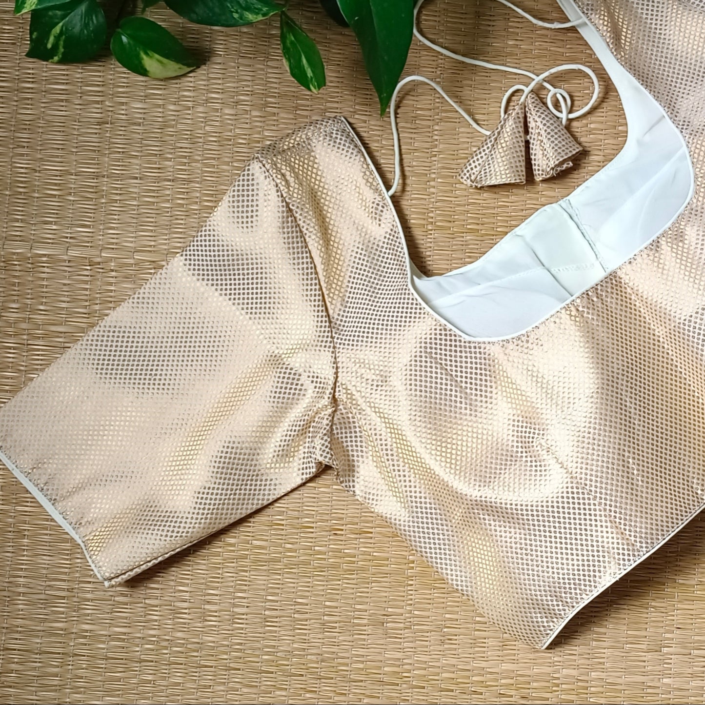 Offwhite Classic Brocade Blouse(assorted)