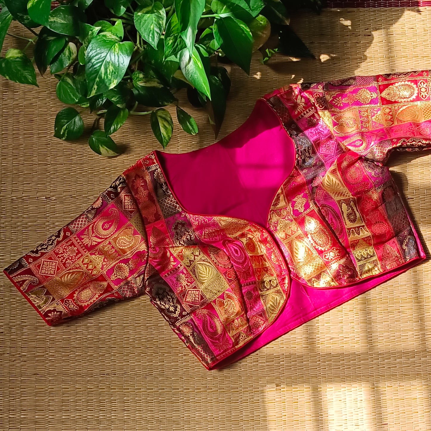 Multicolor Brocade Blouse(assorted)