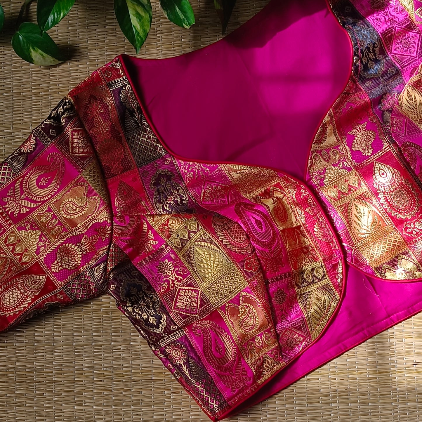 Multicolor Brocade Blouse(assorted)