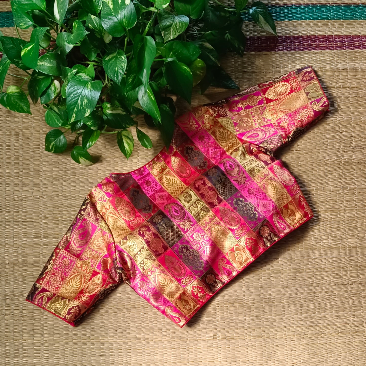Multicolor Brocade Blouse(assorted)