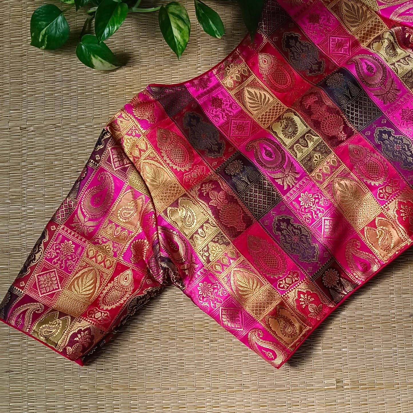 Multicolor Brocade Blouse(assorted)