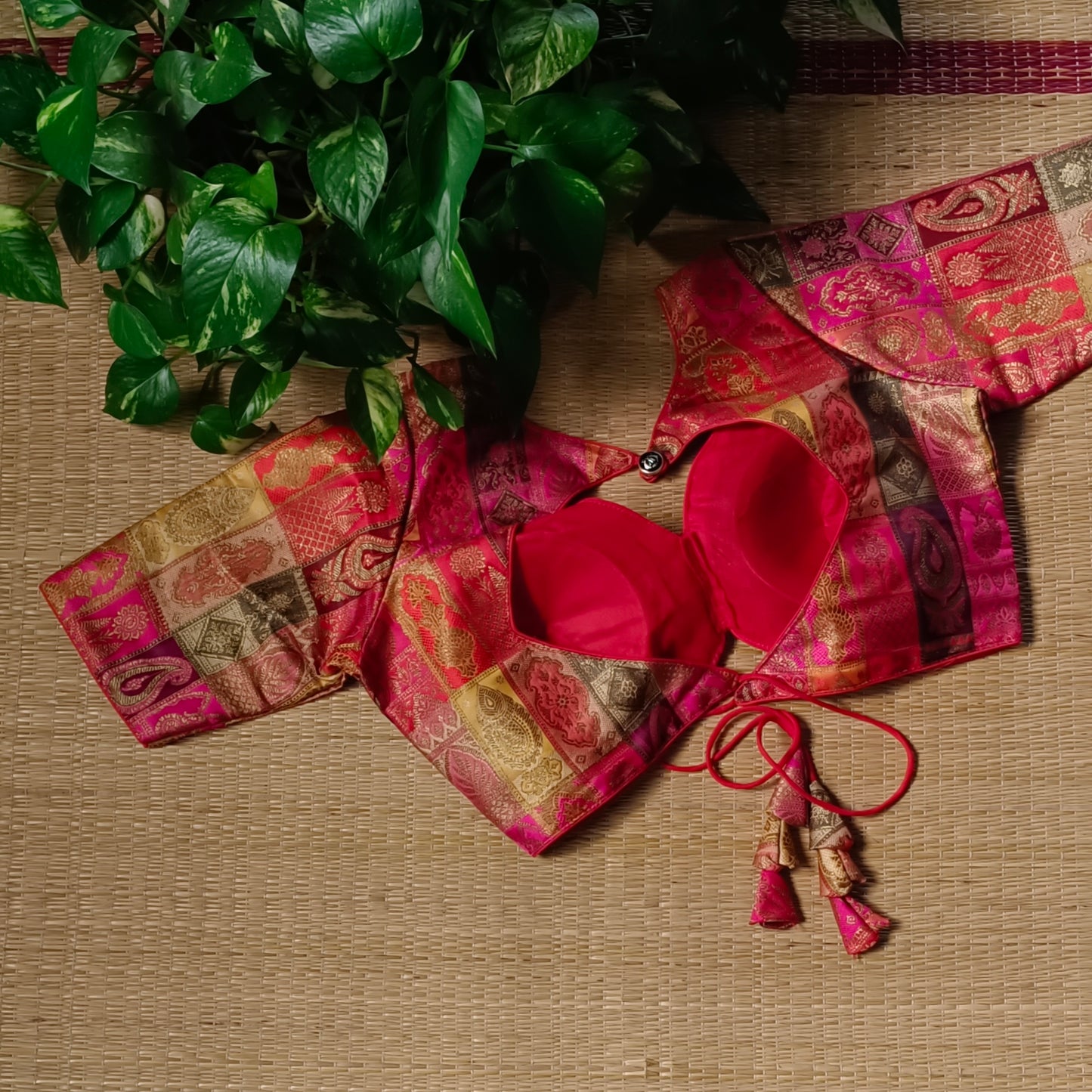 Multicolor Brocade Blouse