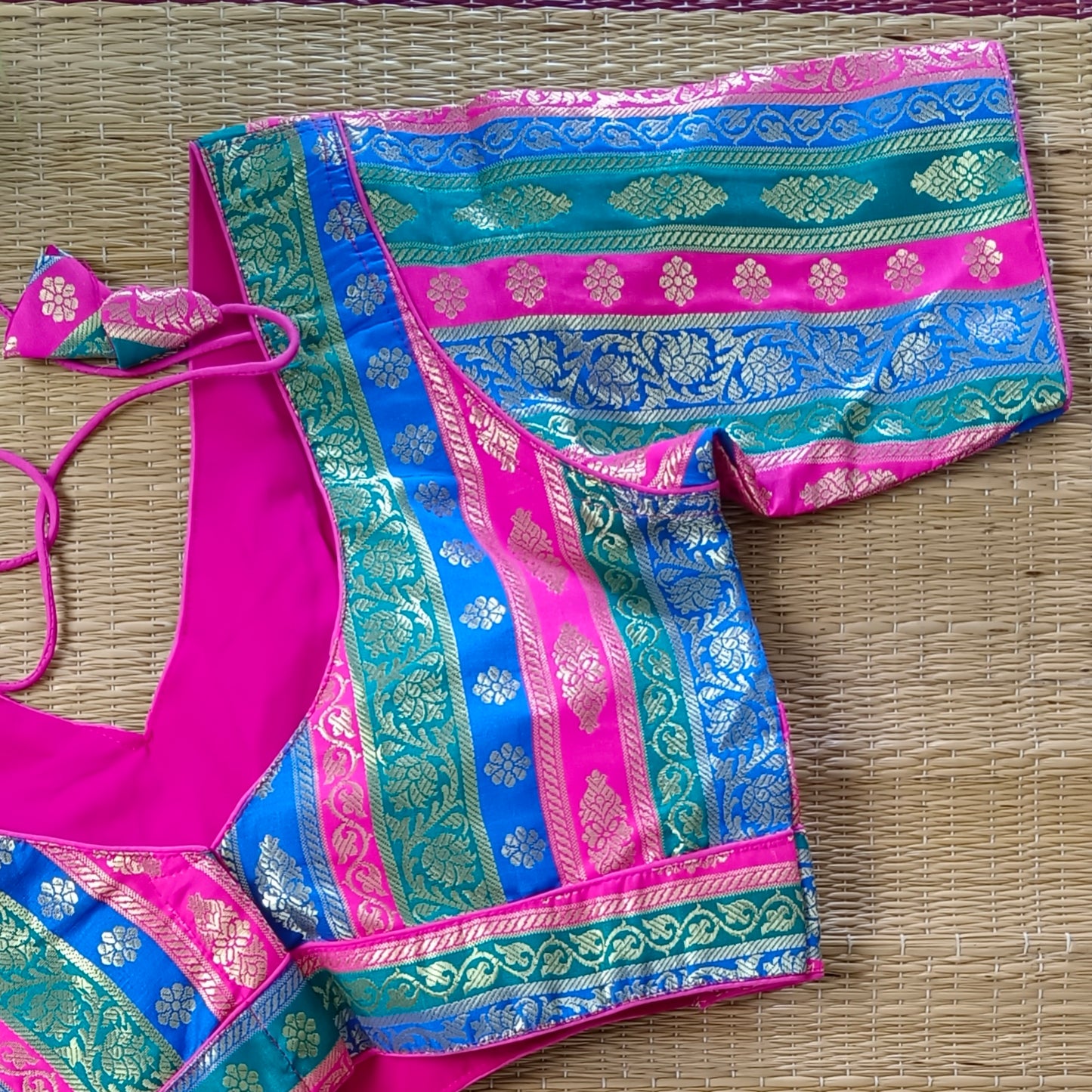 Multicolor Brocade Blouse