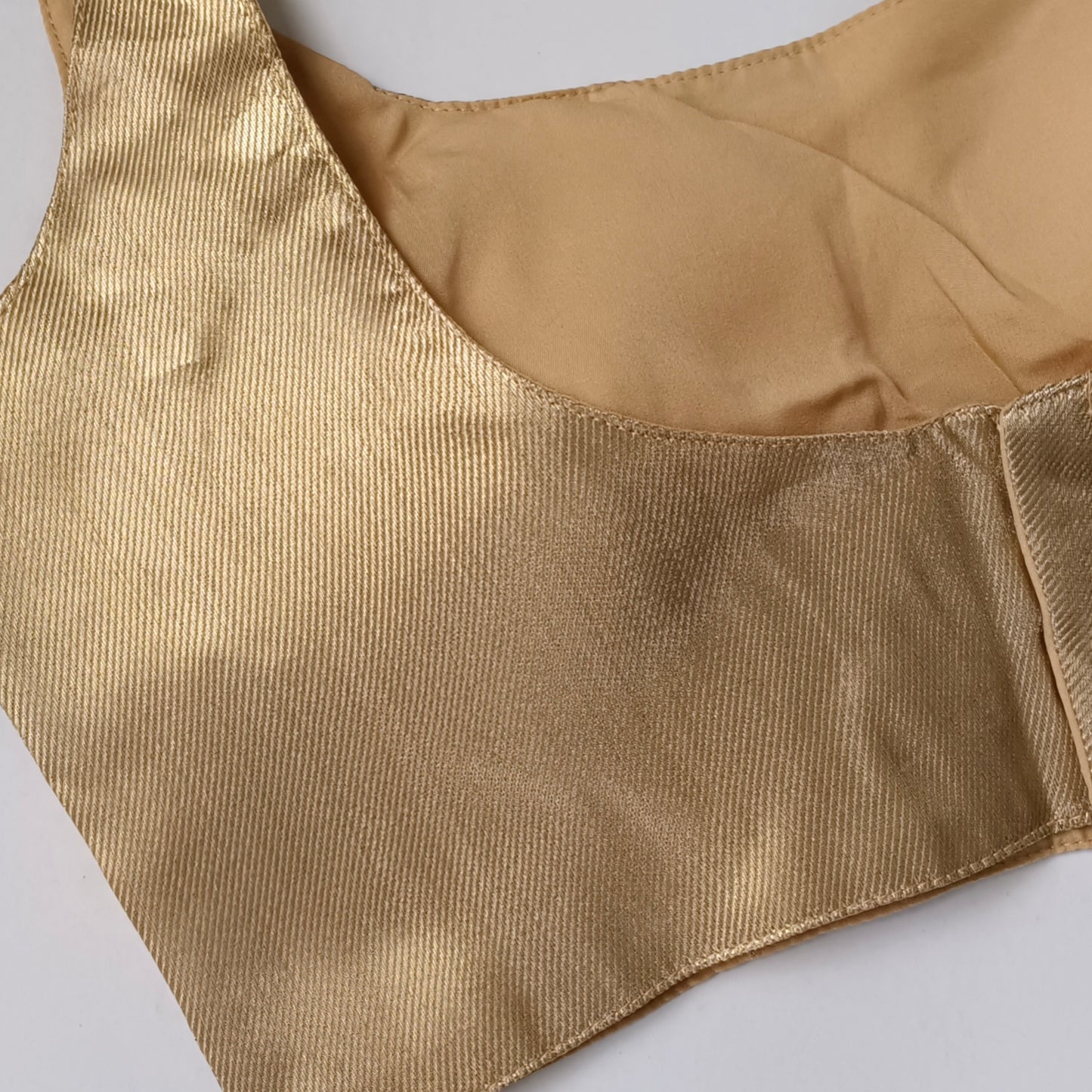 Dark Golden Classic Sleeveless Blouse