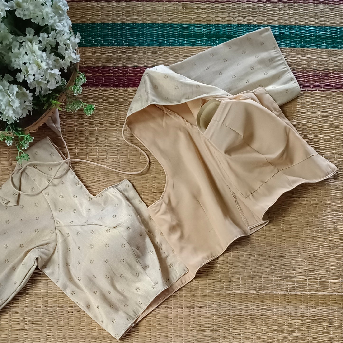 Classic Light Golden Tissue blouse