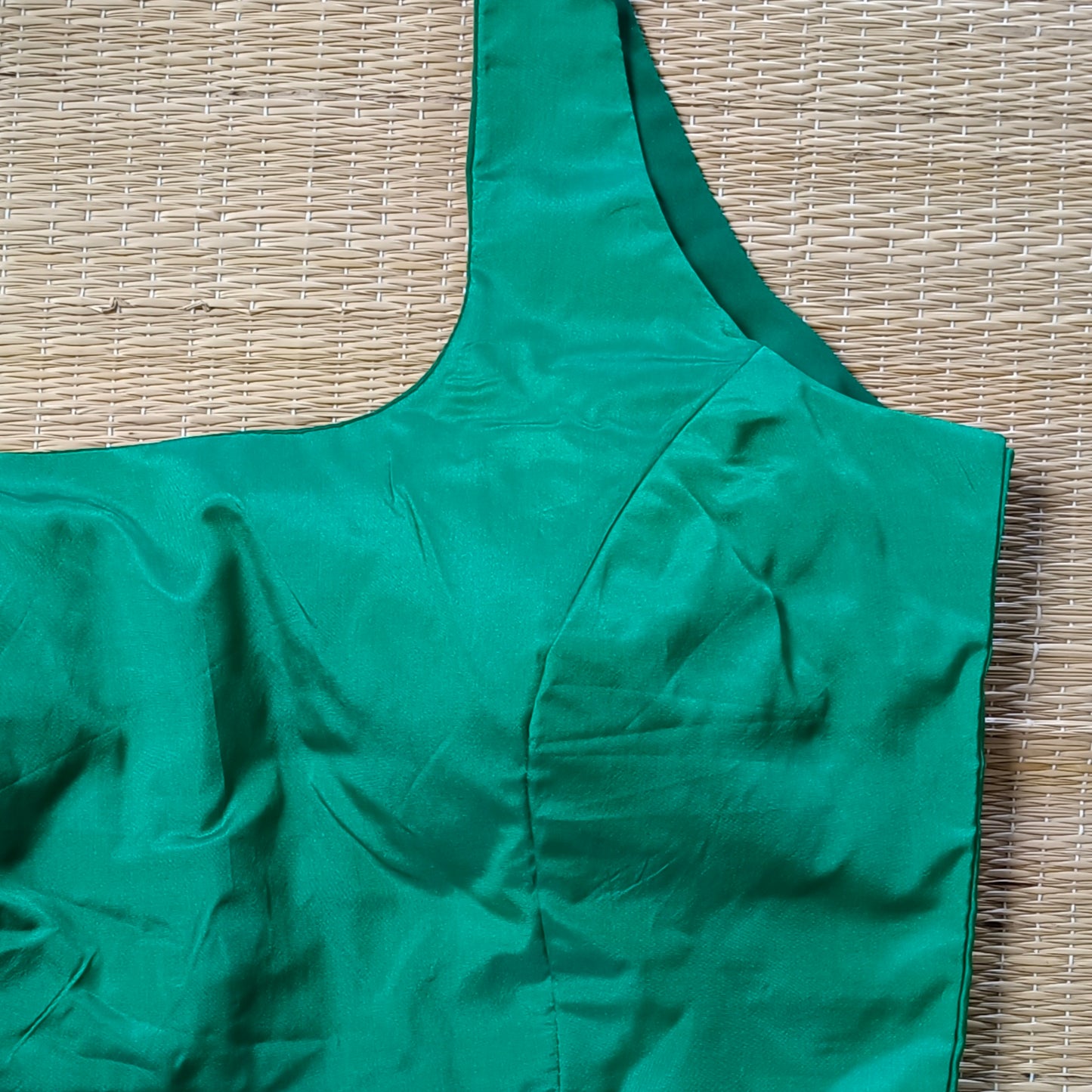 Leaf Green Classic Sleeveless Blouse