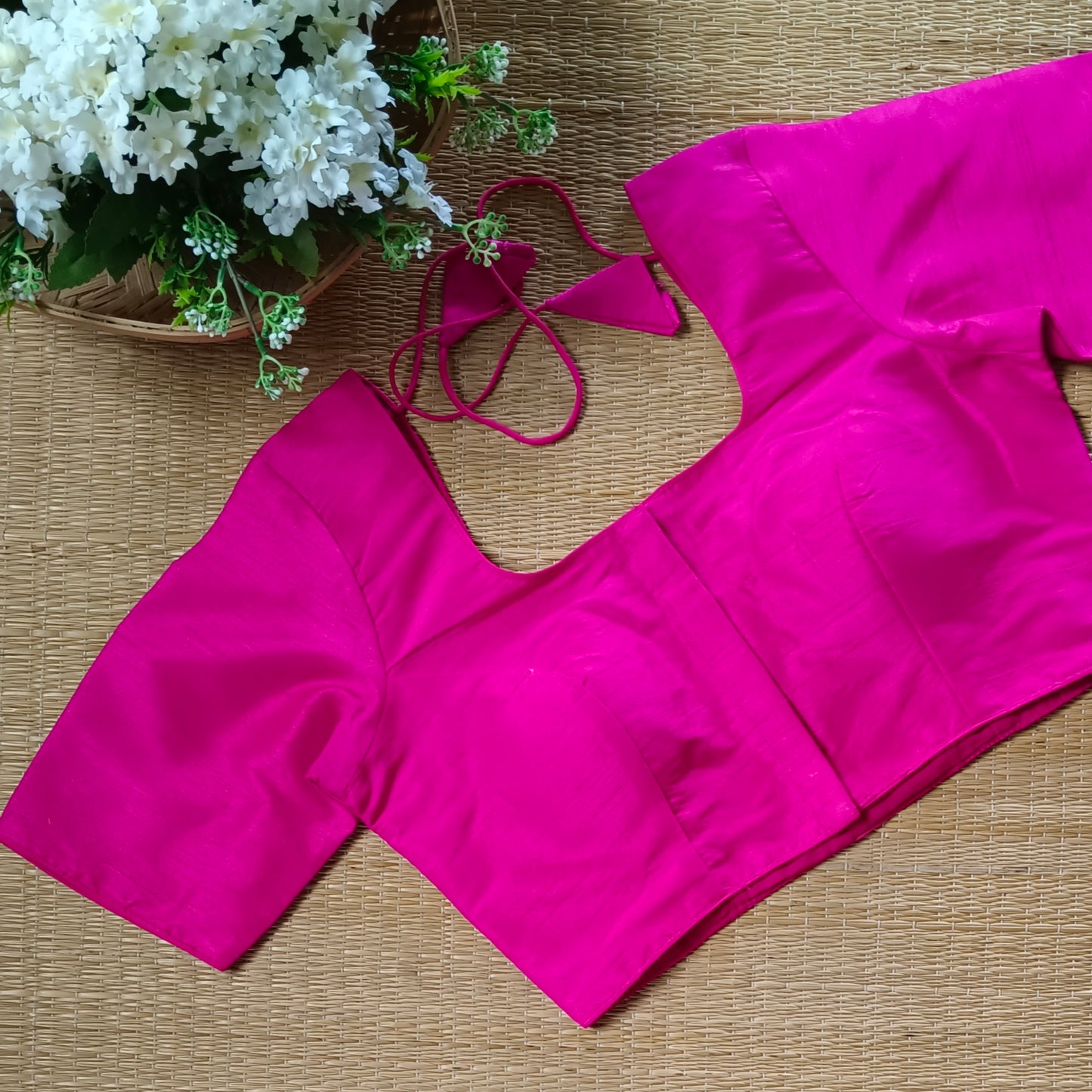 Classic Plain Rani Pink Blouse