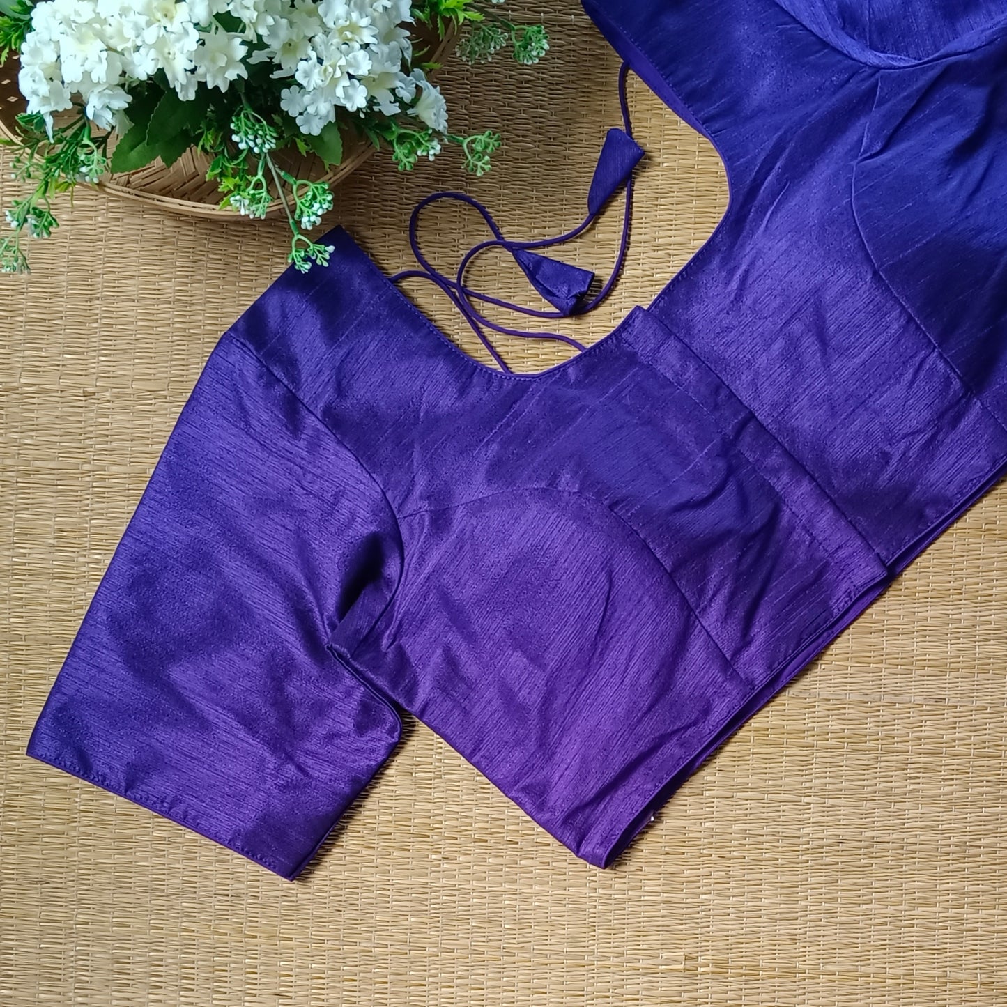 Classic Plain Purple Blouse