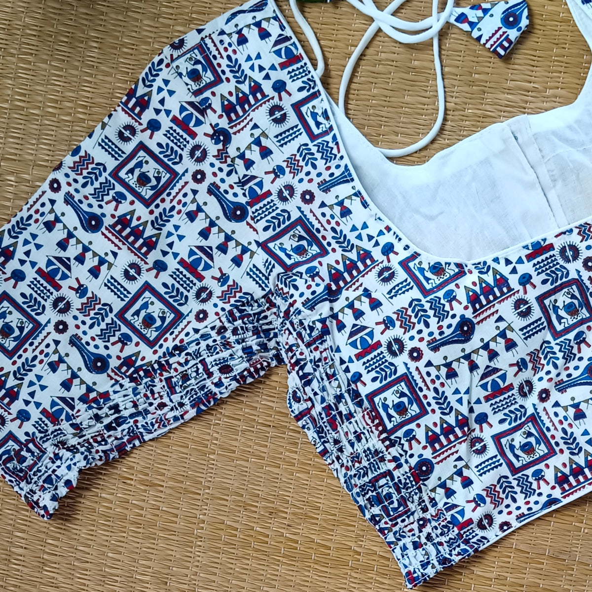 Tribal print flexi fit blouse 4