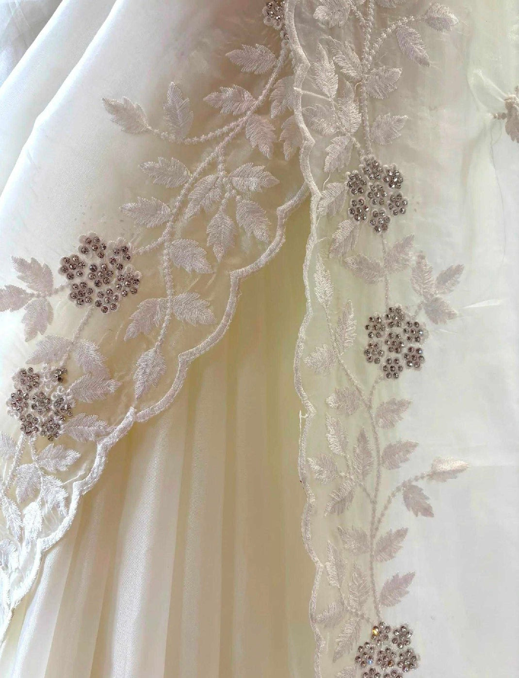 Off White Organza Saree