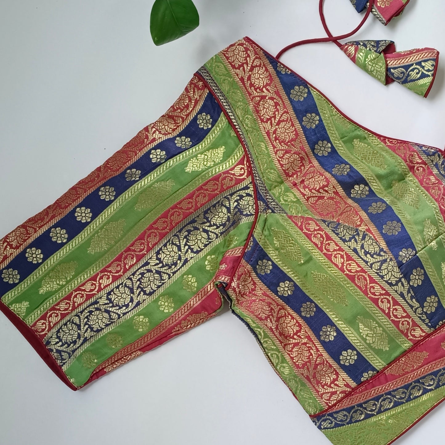 Multicolor Brocade Blouse