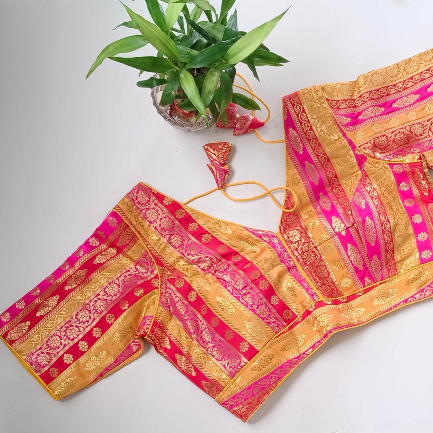 Multicolor Brocade Blouse