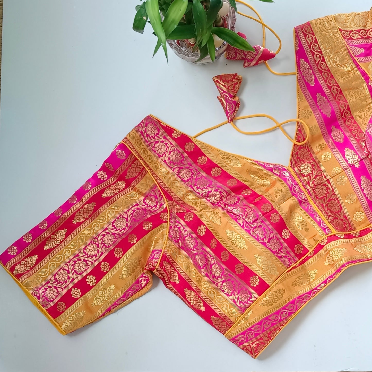 Multicolor Brocade Blouse