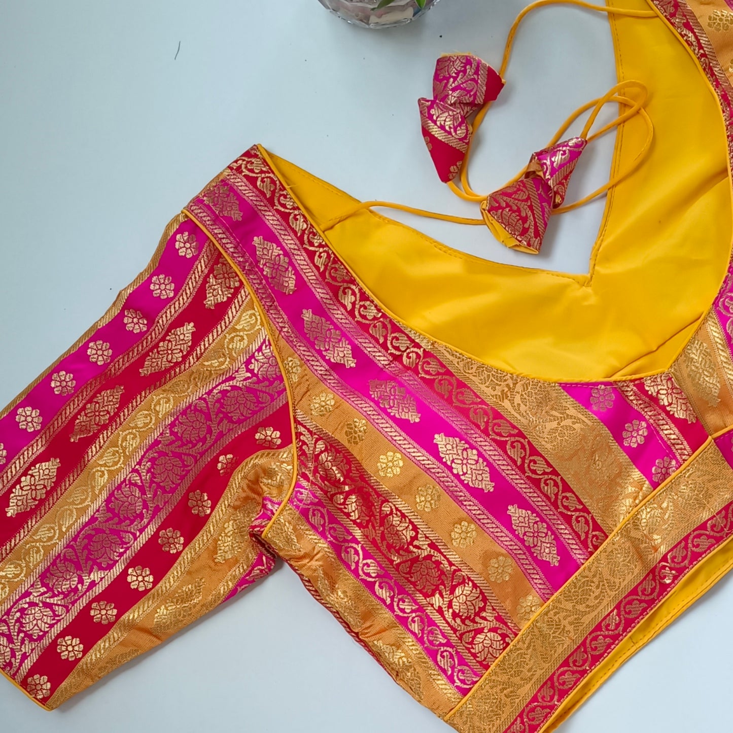 Multicolor Brocade Blouse