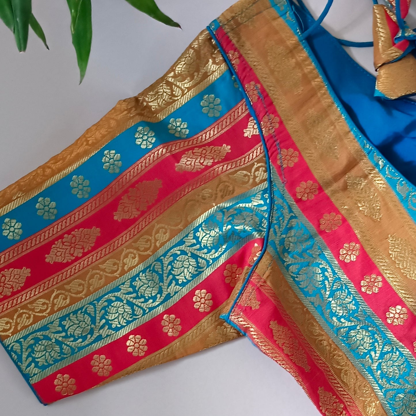 Multicolor Brocade Blouse