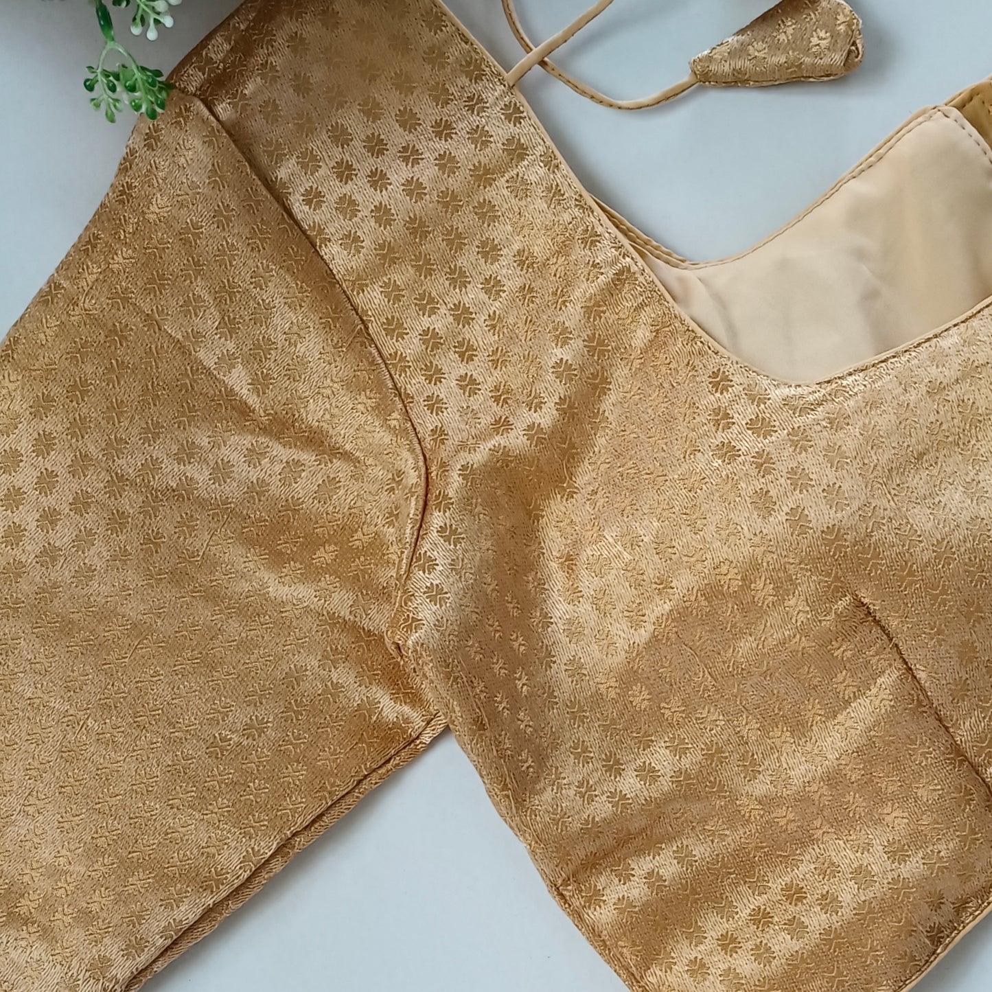 Classic Golden Brocade Blouse(assorted)