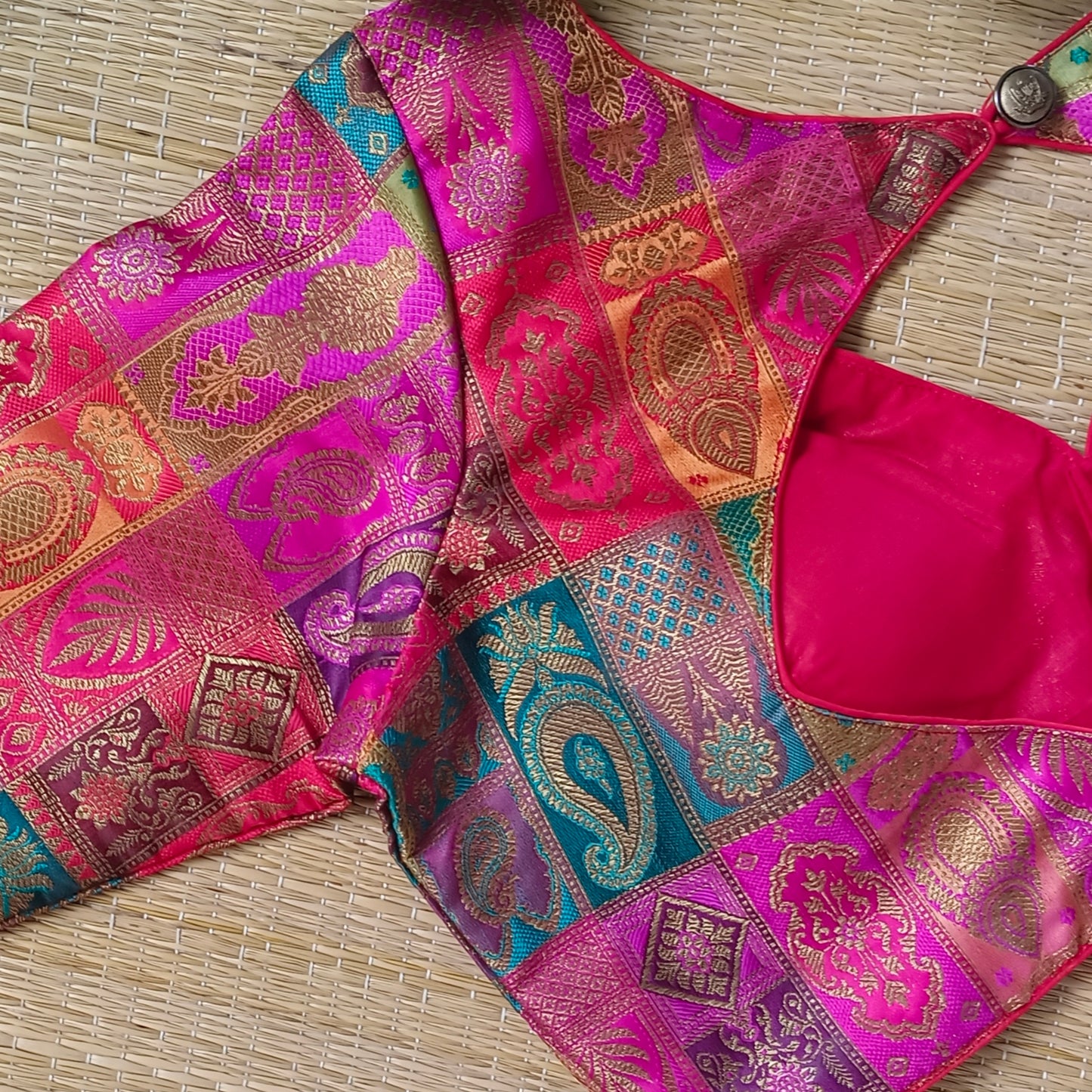 Multicolor Brocade Blouse