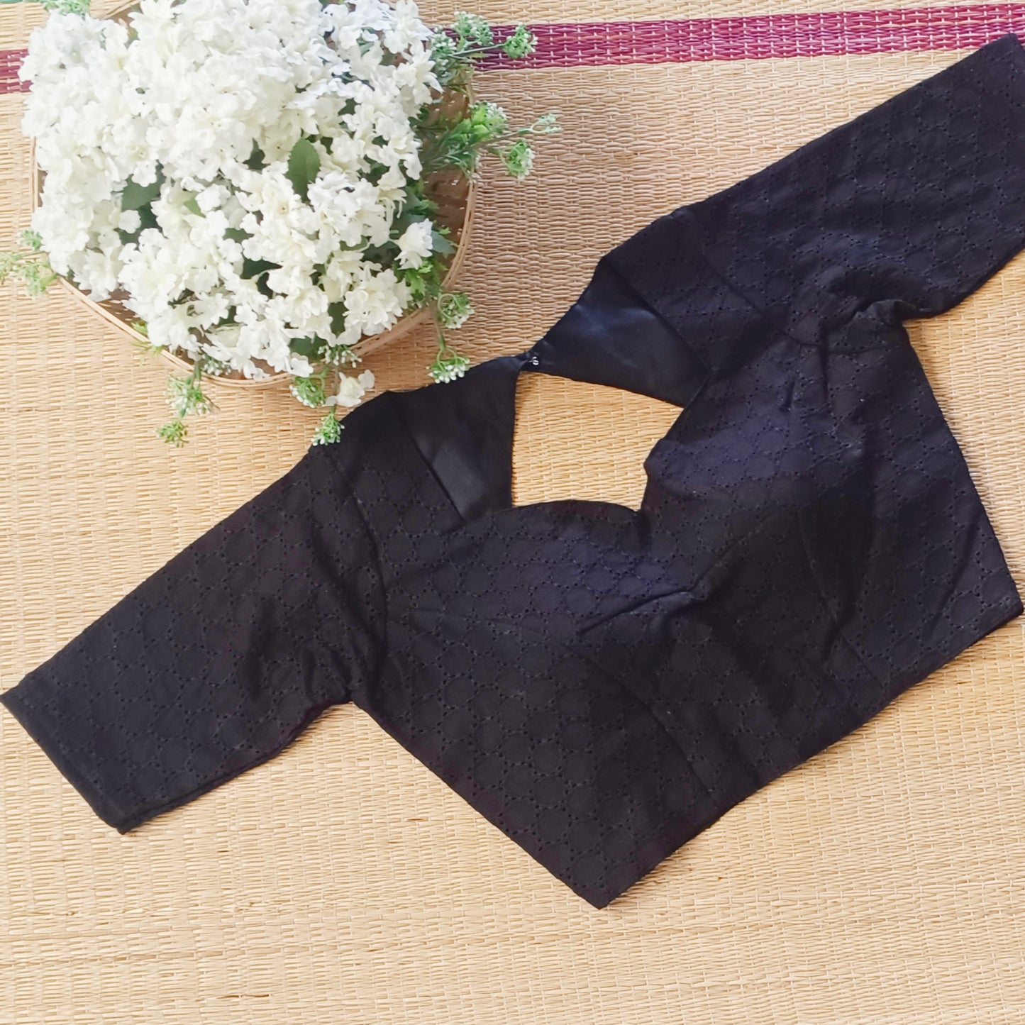 Black Hakoba Blouse