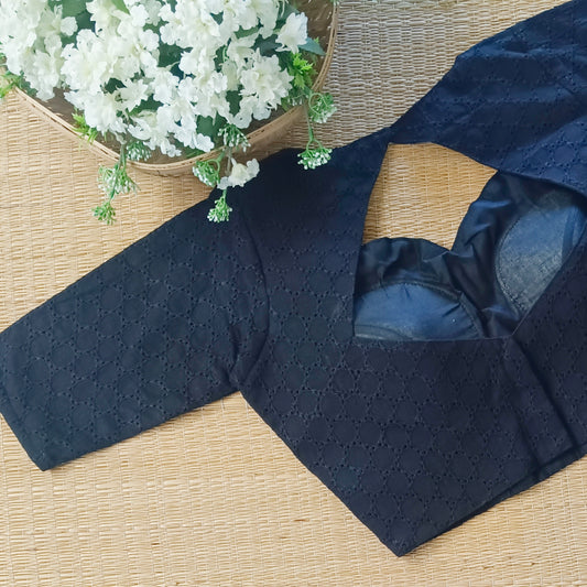 Black Hakoba Blouse