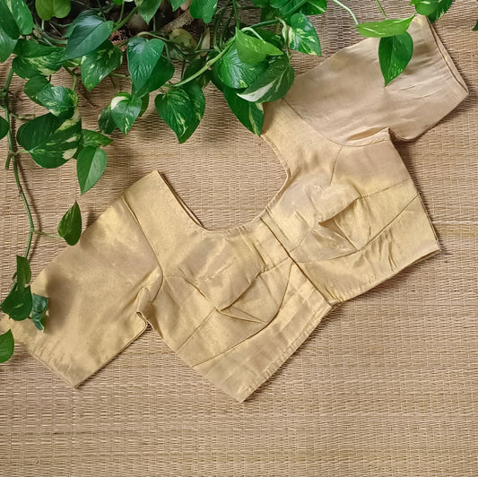 Classic Golden Tissue Blouse