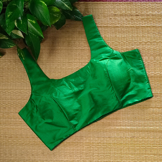 Light Green Classic Sleeveless Blouse