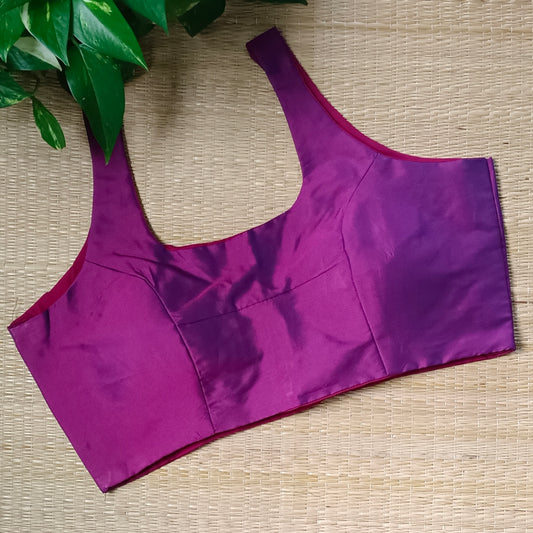 Wine Classic Sleeveless Blouse