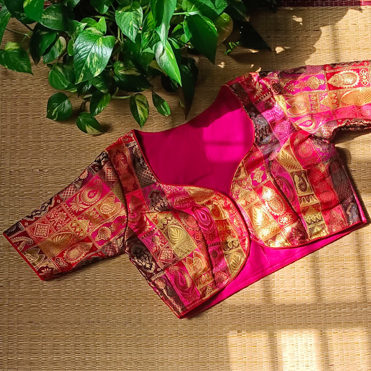 Multicolor Brocade Blouse(assorted)
