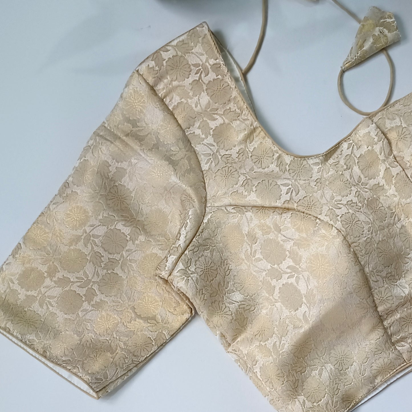 Classic Off White Brocade Blouse(assorted)
