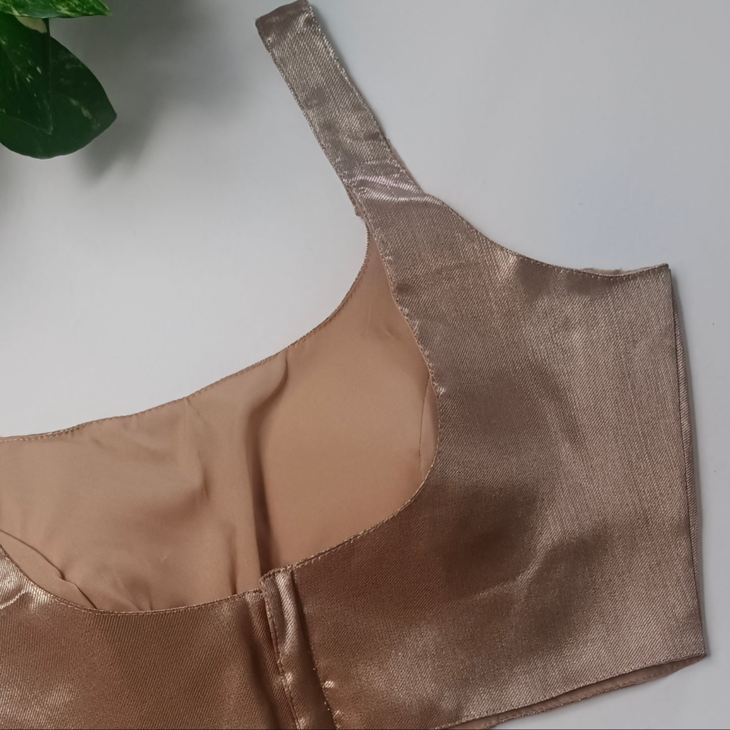 Chiku Golden Sleeveless Blouse
