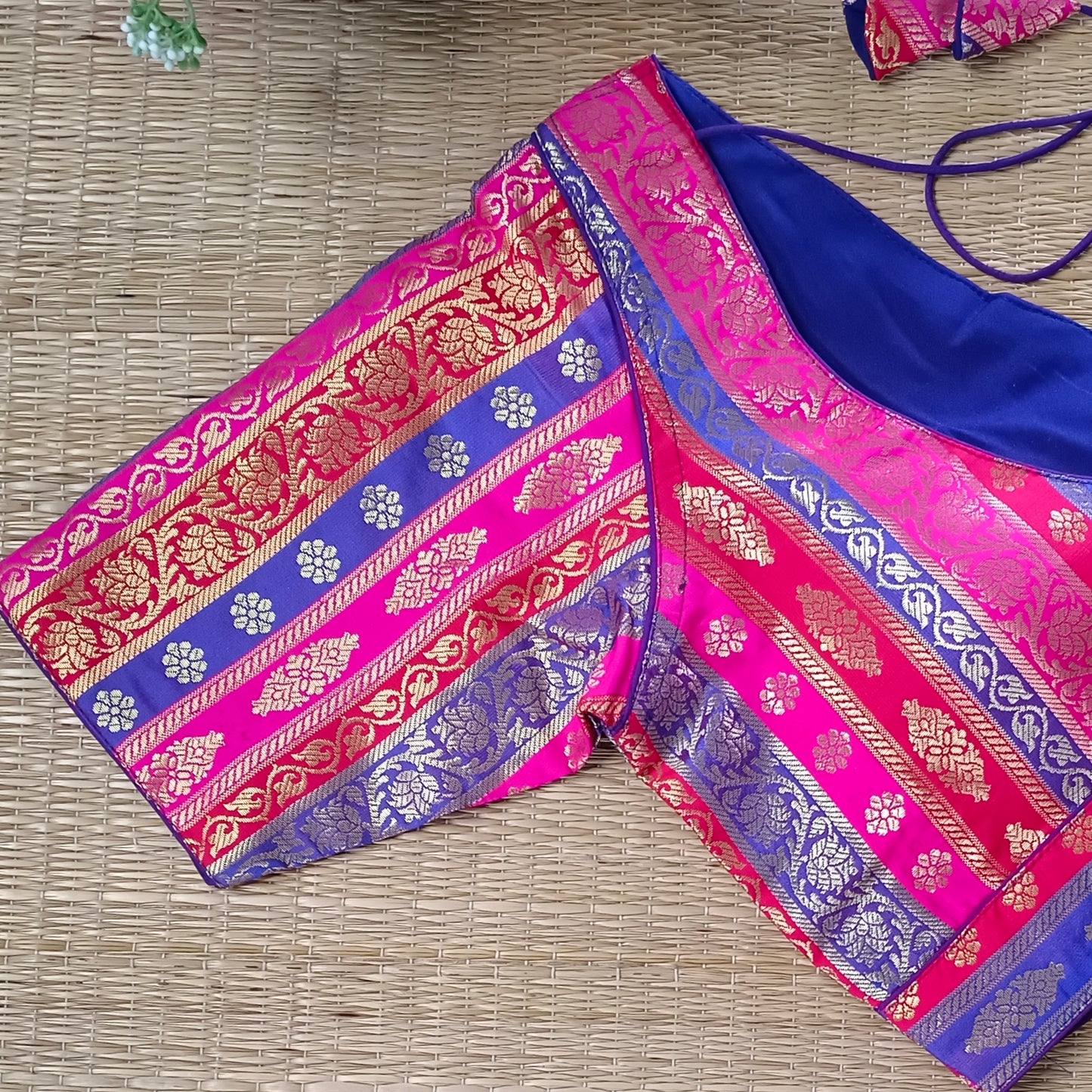 Multicolor Brocade Blouse