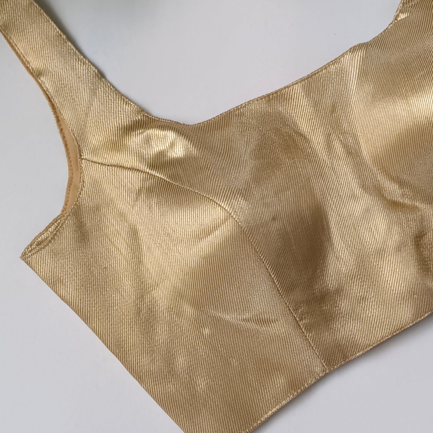 Dark Golden Classic Sleeveless Blouse