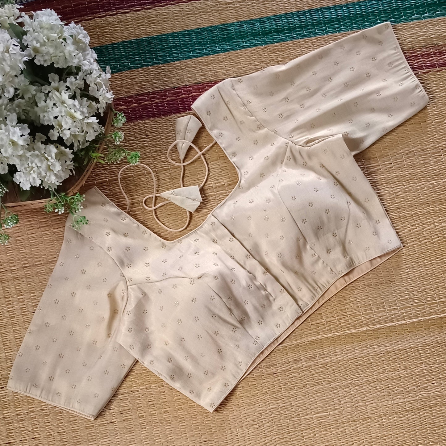 Classic Light Golden Tissue blouse