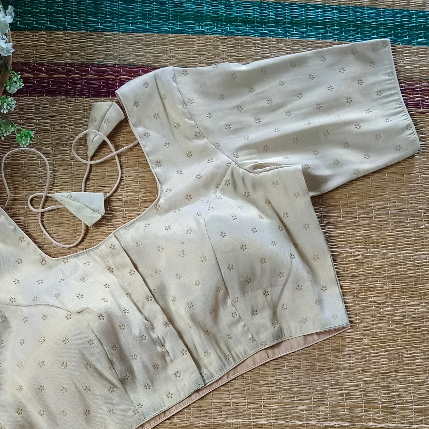 Classic Light Golden Tissue blouse