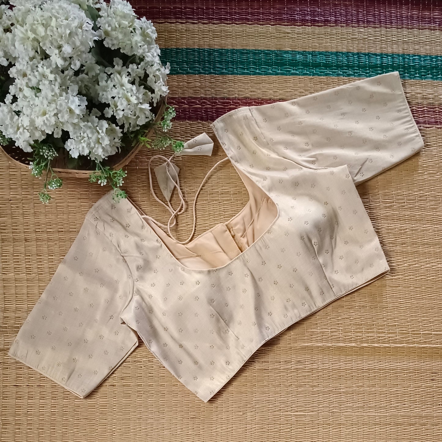 Classic Light Golden Tissue blouse