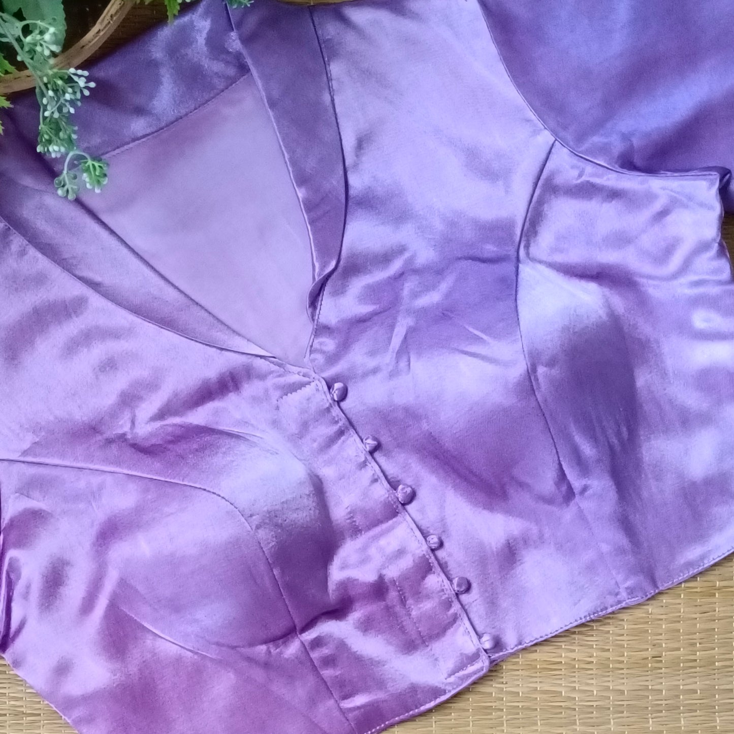 Lilac Collar Neck Blouse