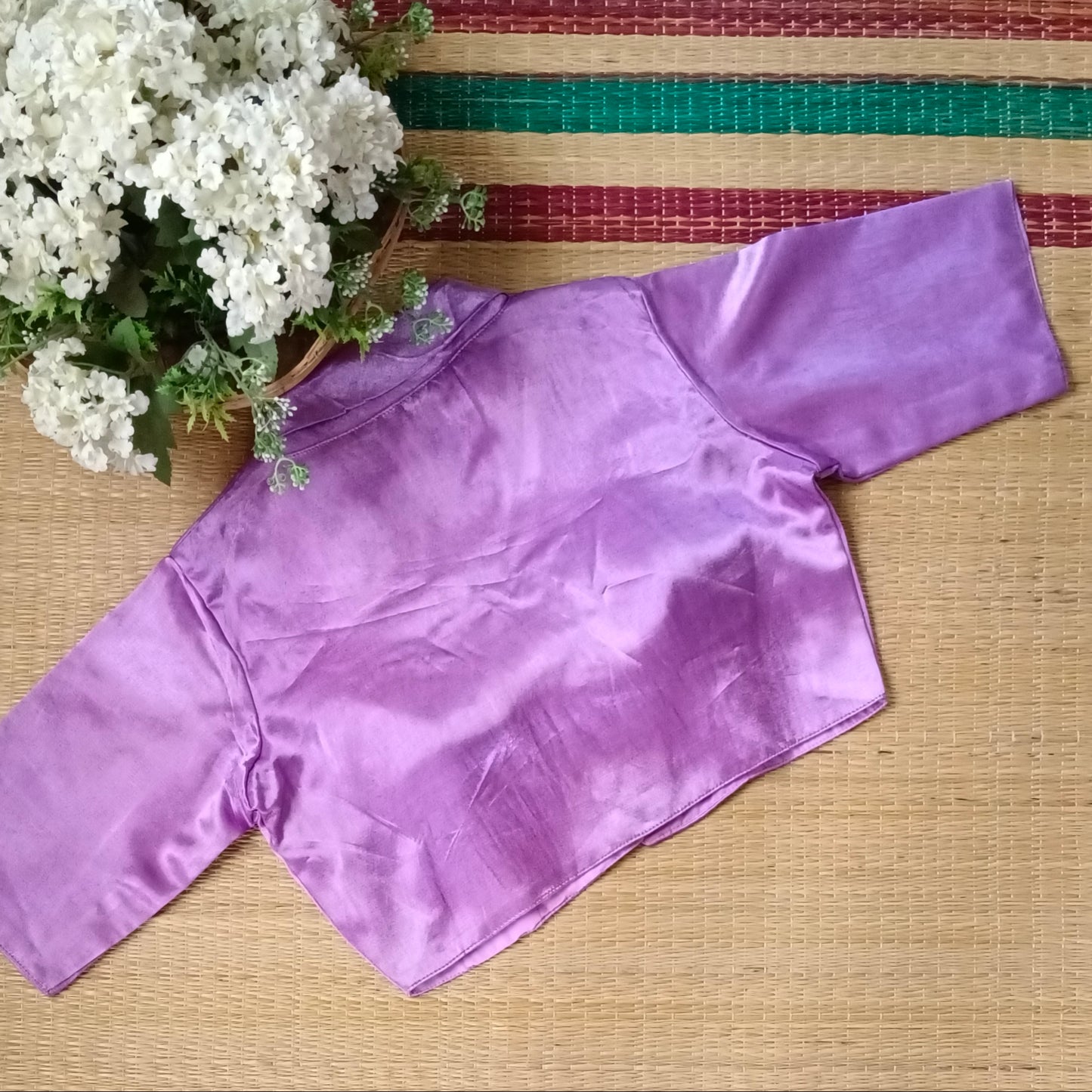 Lilac Collar Neck Blouse